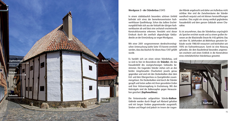 Fachwerkarchitektur in Quedlinburg