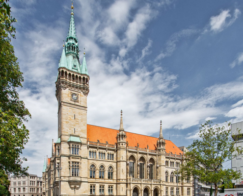 Südansicht Neues Rathaus Braunschweig | Architekturfotografie Sándor Kotyrba