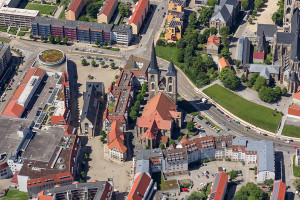 Luftbild Halberstadt | St. Martinikirche