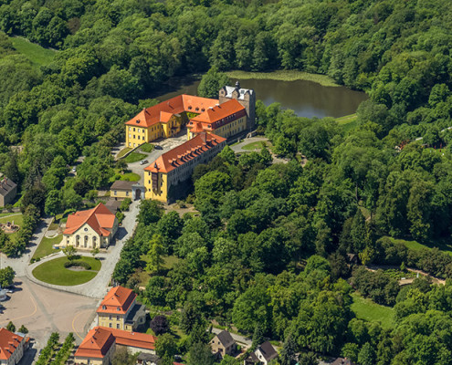 Luftbild Schloss Ballenstedt