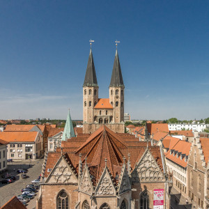 Luftbild St. Martini-Kirche Braunschweig | Sándor Kotyrba Fotografie