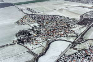 Luftbild Wolfenbüttel | Halchter im Winter