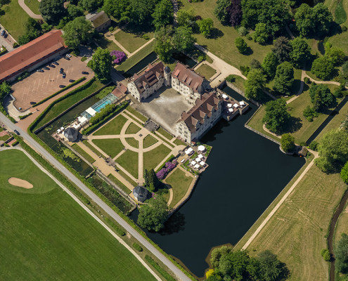 Luftbild Schloss Schwöbber