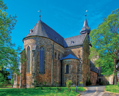 Nordwestansicht Frankenberger Kirche Goslar | Architekturfotografie Sándor Kotyrba