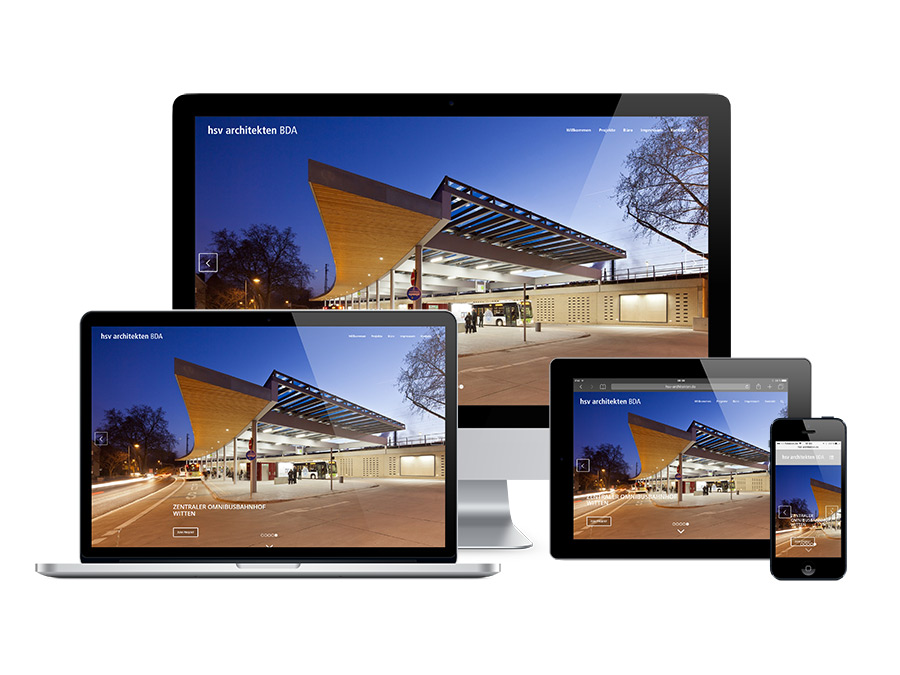 Responsive Webdesign für hsv Architekten BDA aus Braunschweig Responsive Webdesign für hsv Architekten BDA aus Braunschweig