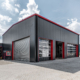 Industriefotografie der Werkhalle der Macke KFZ Service GmbH in Peine als Referenzobjekt für Giesler Hallen- und Gewerbebau in Wolfenbüttel.