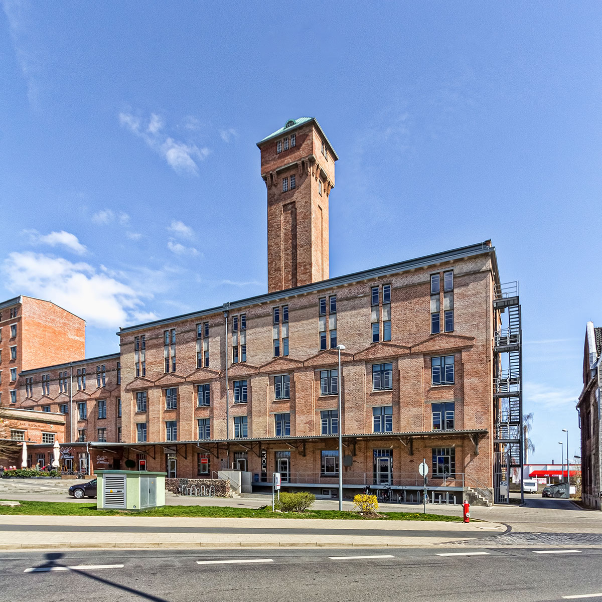 Westansicht Roggenmühle Lehndorf Braunschweig | Architekturfotografie