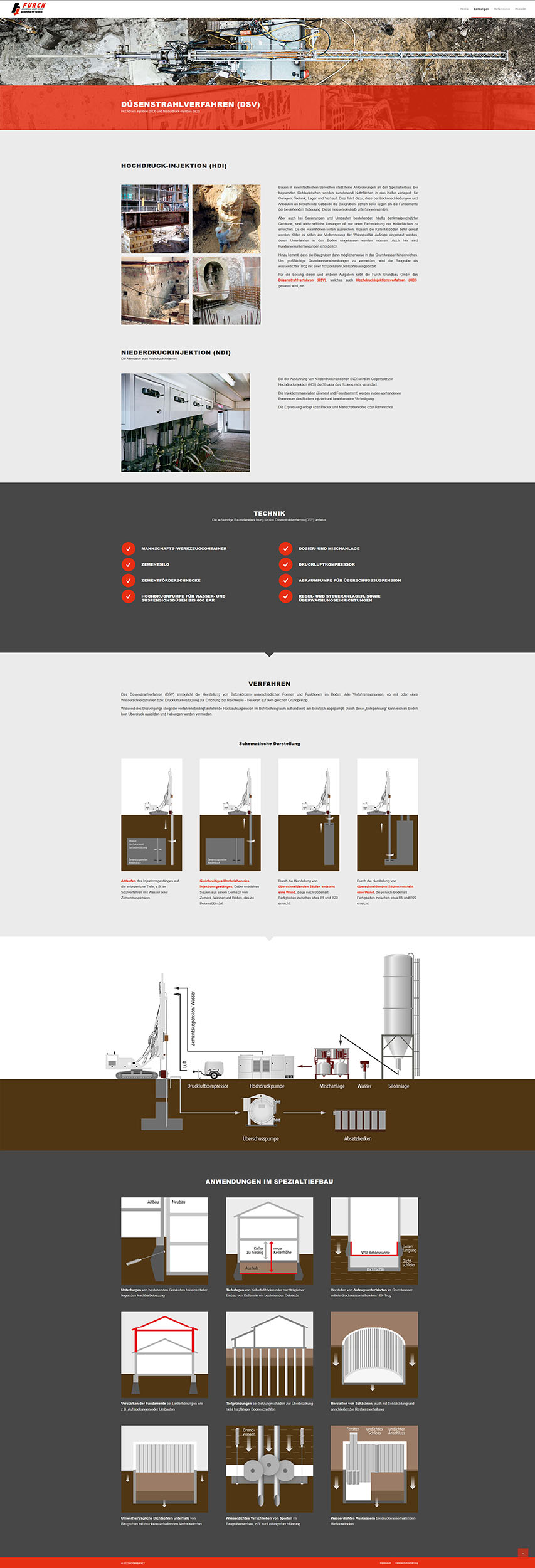 Webdesign Düsenstrahlverfahren | Furch Grundbau GmbH Berlin Webdesign Düsenstrahlverfahren | Furch Grundbau GmbH Berlin