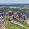 Luftbild der Salzgitter AG aus Richtung Nordosten.