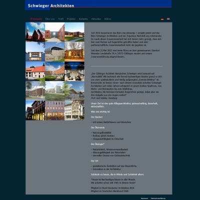 Schwieger Architekten | Multilingual Web Development