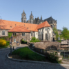 Gesamtansicht vom Dom St. Mauritius und Katharina in Magdeburg mit Klausur aus Richtung Osten.